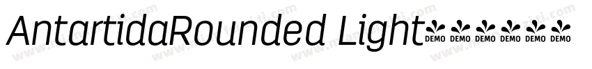 AntartidaRounded Light字体转换